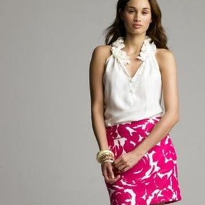 J.Crew 100% Silk Elizabeth Black Halter Top